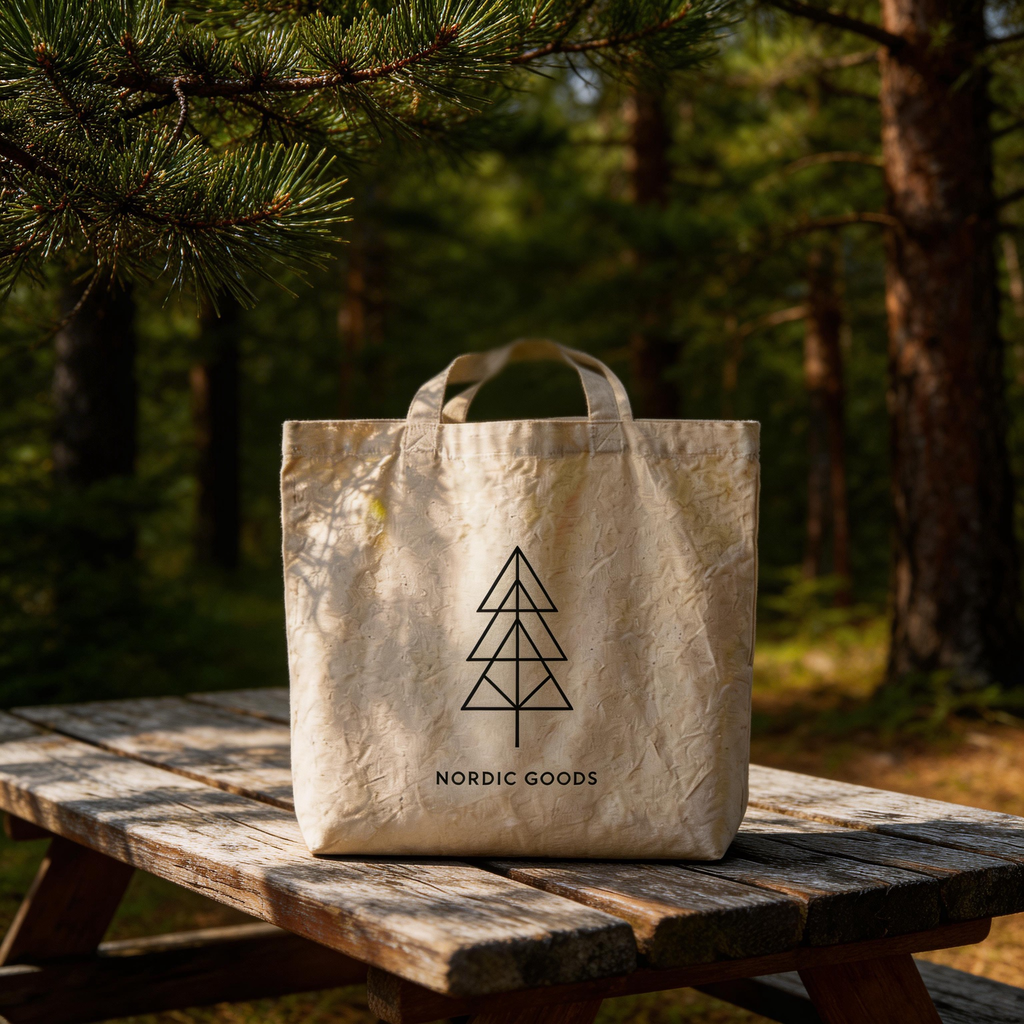 Everyday Essential | Natural Cotton Canvas | Minimalist Carry Tote | Thoughtful Gift for Eco Lovers | Clean Nordic Design