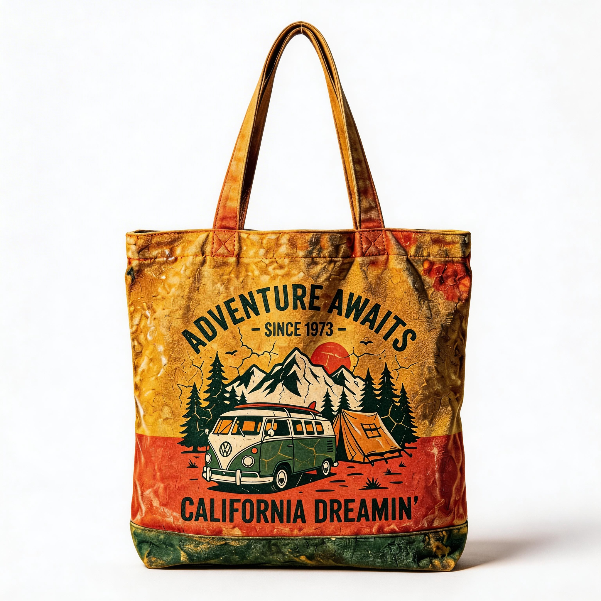 Outdoor Spirit | Canvas Fabric | Travel & Adventure Style | Ideal Gift for Explorers | Vintage Camping Artwork