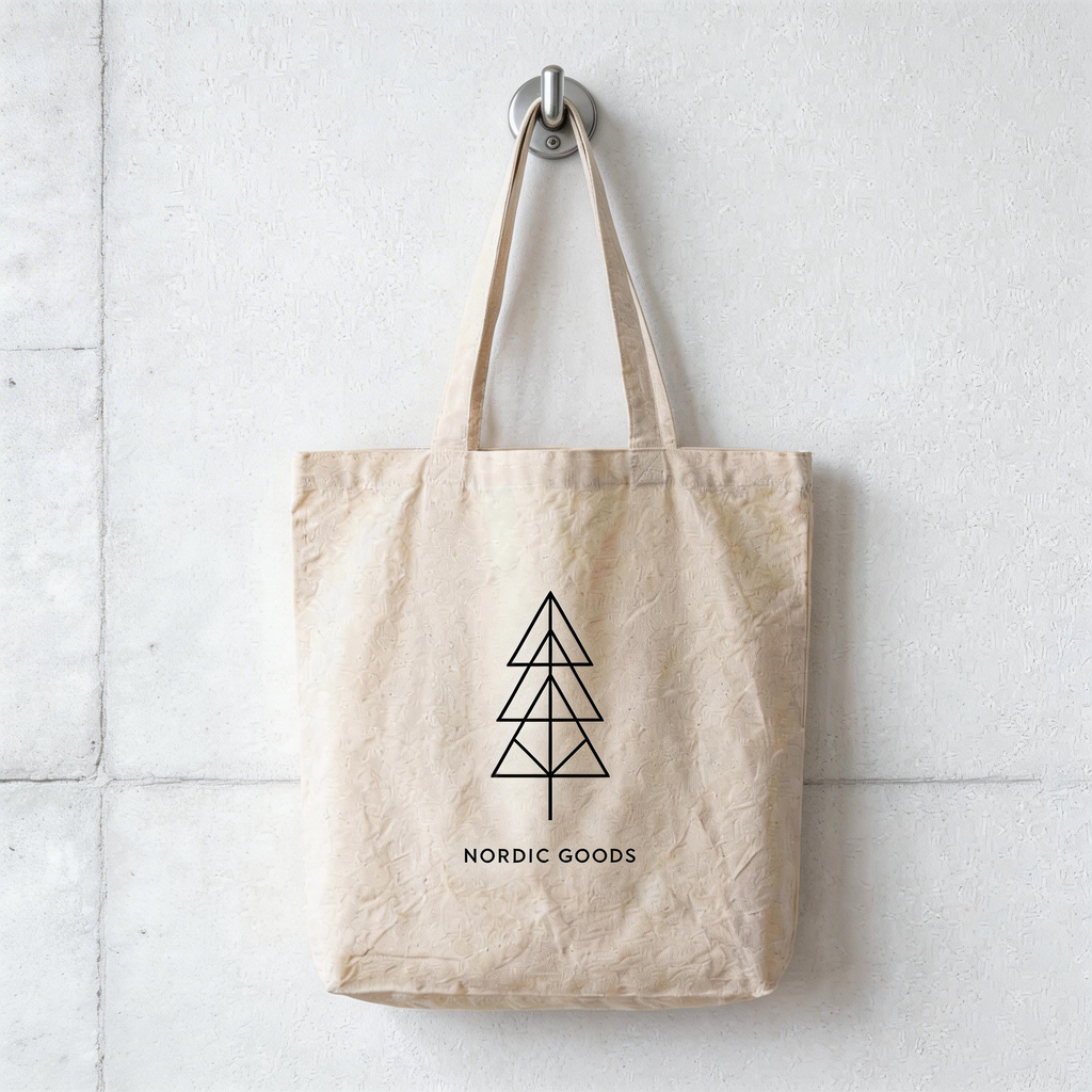 Everyday Essential | Natural Cotton Canvas | Minimalist Carry Tote | Thoughtful Gift for Eco Lovers | Clean Nordic Design