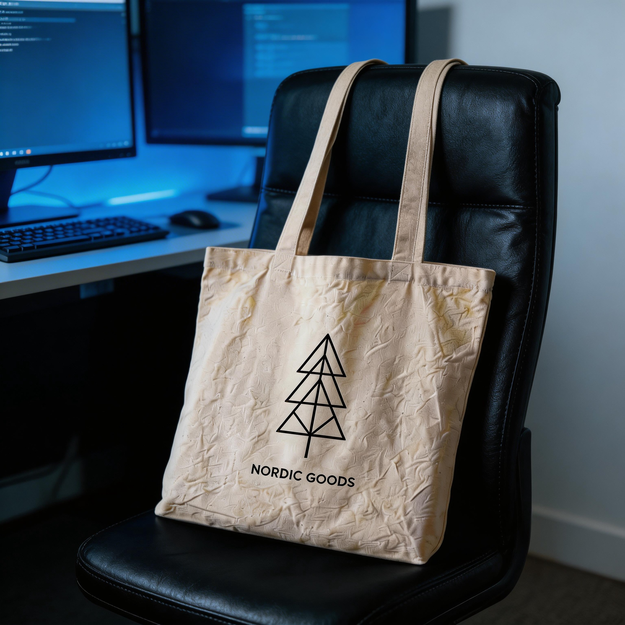 Everyday Essential | Natural Cotton Canvas | Minimalist Carry Tote | Thoughtful Gift for Eco Lovers | Clean Nordic Design
