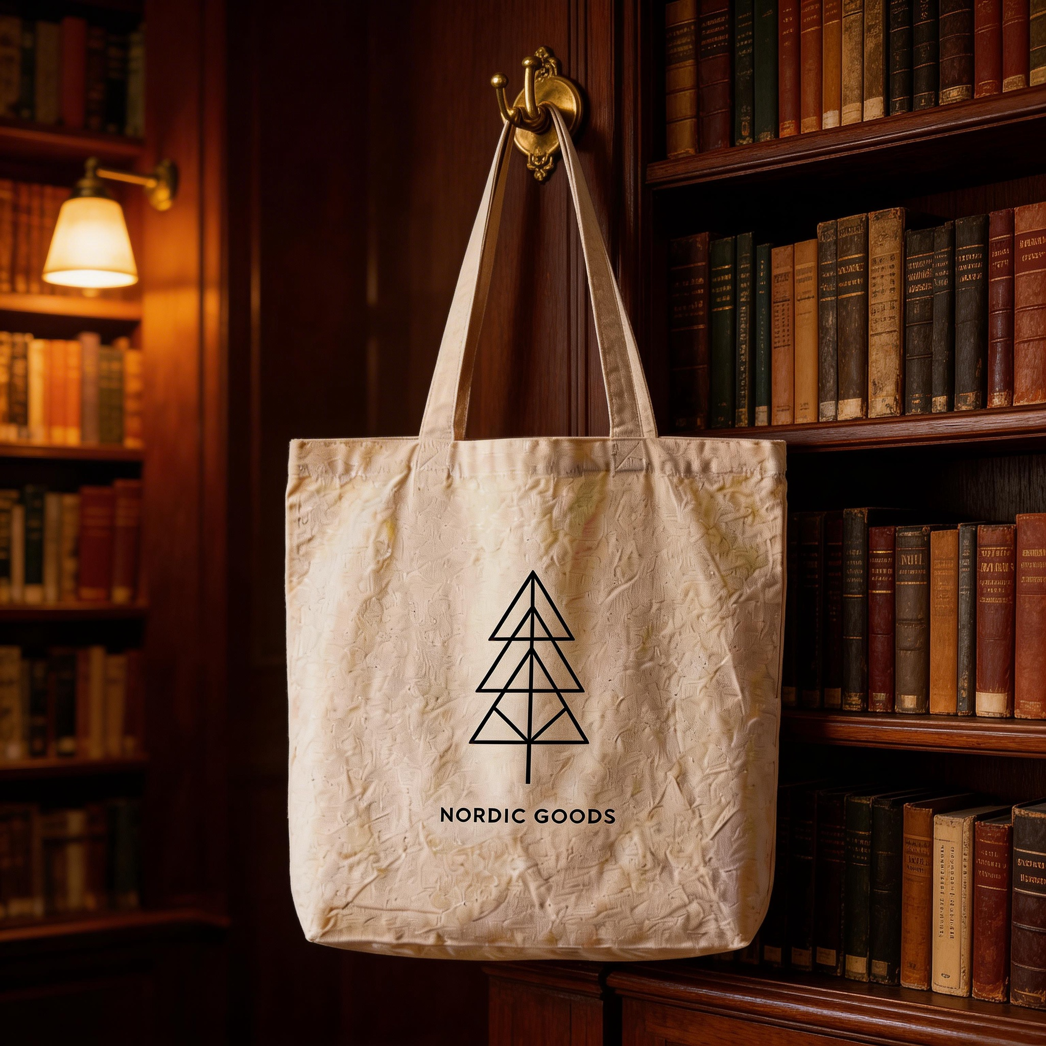 Everyday Essential | Natural Cotton Canvas | Minimalist Carry Tote | Thoughtful Gift for Eco Lovers | Clean Nordic Design