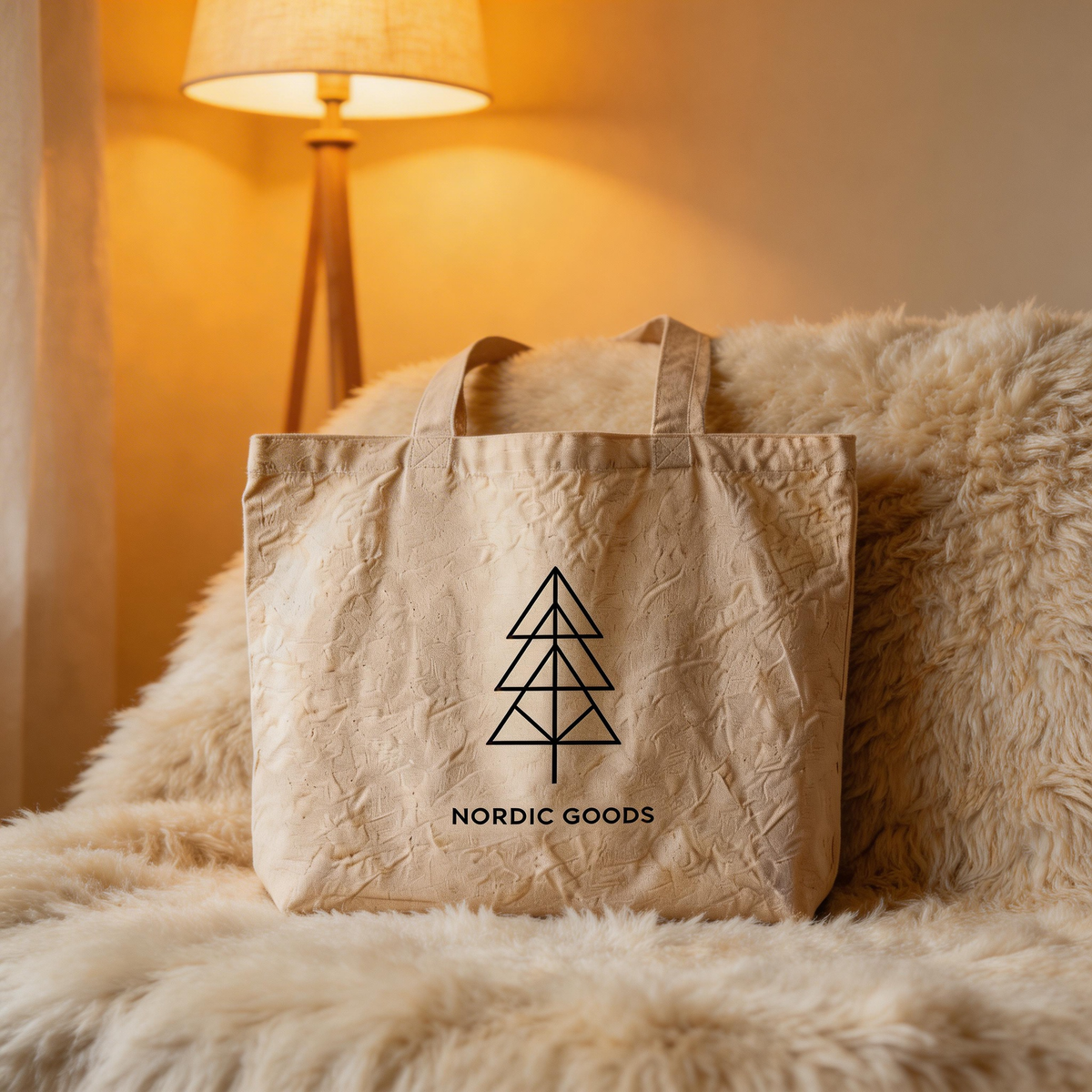 Everyday Essential | Natural Cotton Canvas | Minimalist Carry Tote | Thoughtful Gift for Eco Lovers | Clean Nordic Design